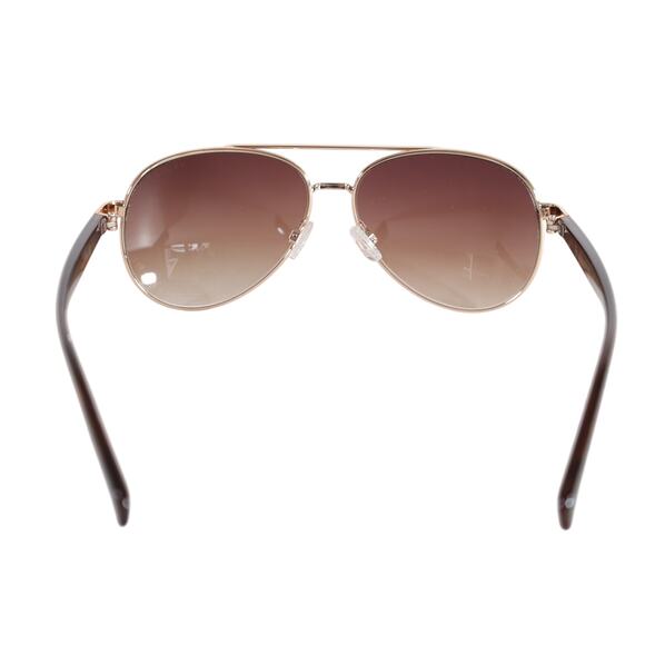 Velvet Eyewear BONNIE Aviator Sunglasses - Gold-Tortoise / Brown Gradient - NWT - Picture 10 of 12